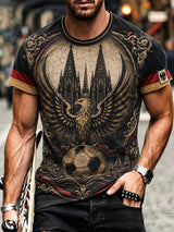 Herren-Fußballkurzarm-T-Shirt aus Deutschland