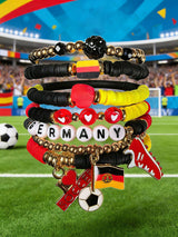 Deutsches Fußball-Fanarmband-Set