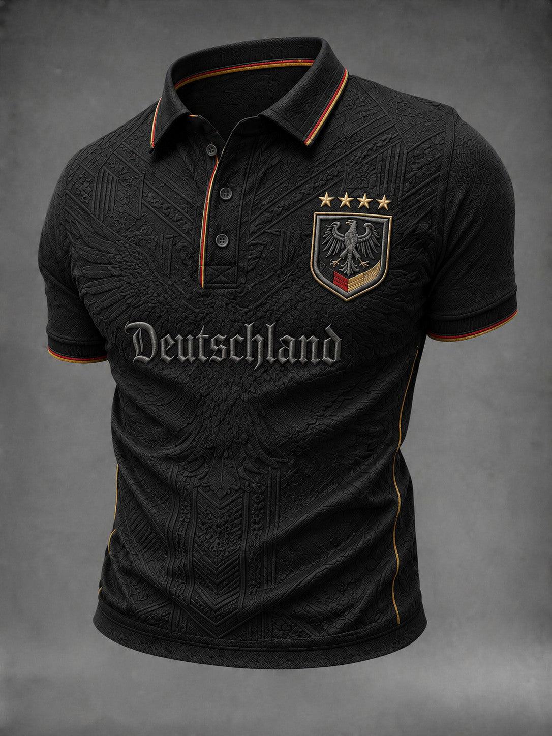Herren-Fußballshirt mit Deutschland-Druck
