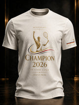Herren-Tennismeister 2026 – Erinnerungs-T-Shirt