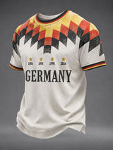 Herren-Fußballkurzarm-T-Shirt aus Deutschland
