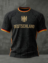 Herren-Fußball-T-Shirt mit Deutschland-Druck