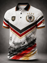 Herren-Fußballkurzarmshirt aus Deutschland