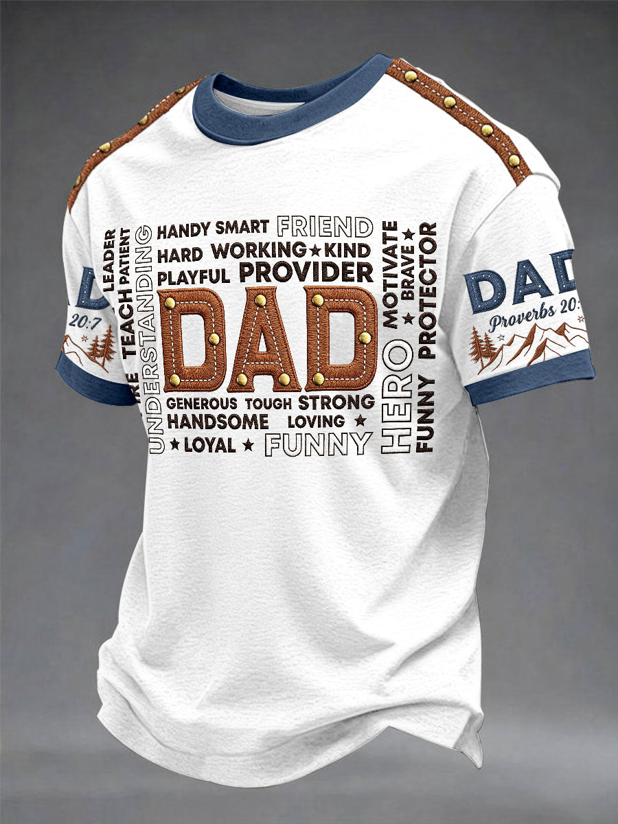 Herren Vatertag Spaß Casual Unisex T-Shirt