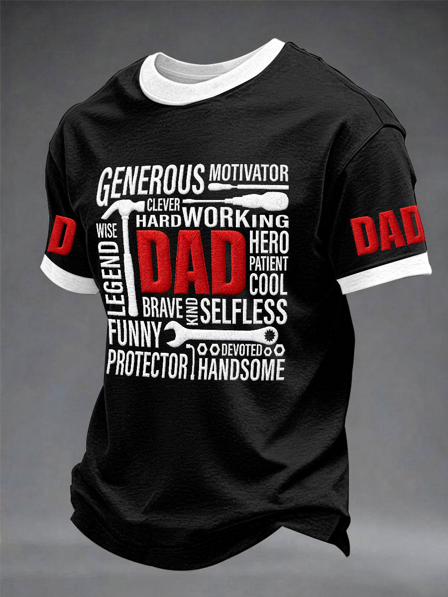 Herren Vatertag Spaß Casual T-Shirt