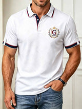 Herrenmode Business-Stil bedrucktes Poloshirt