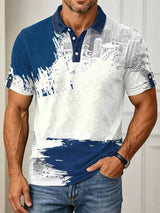 Herrenmode Business-Stil bedrucktes Poloshirt