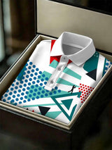 Herrenmode Business-Stil bedrucktes Poloshirt