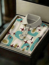 Herrenmode Business-Stil bedrucktes Poloshirt