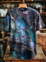 Unisex Abstrakte Kunst Vinyl Casual T-Shirt