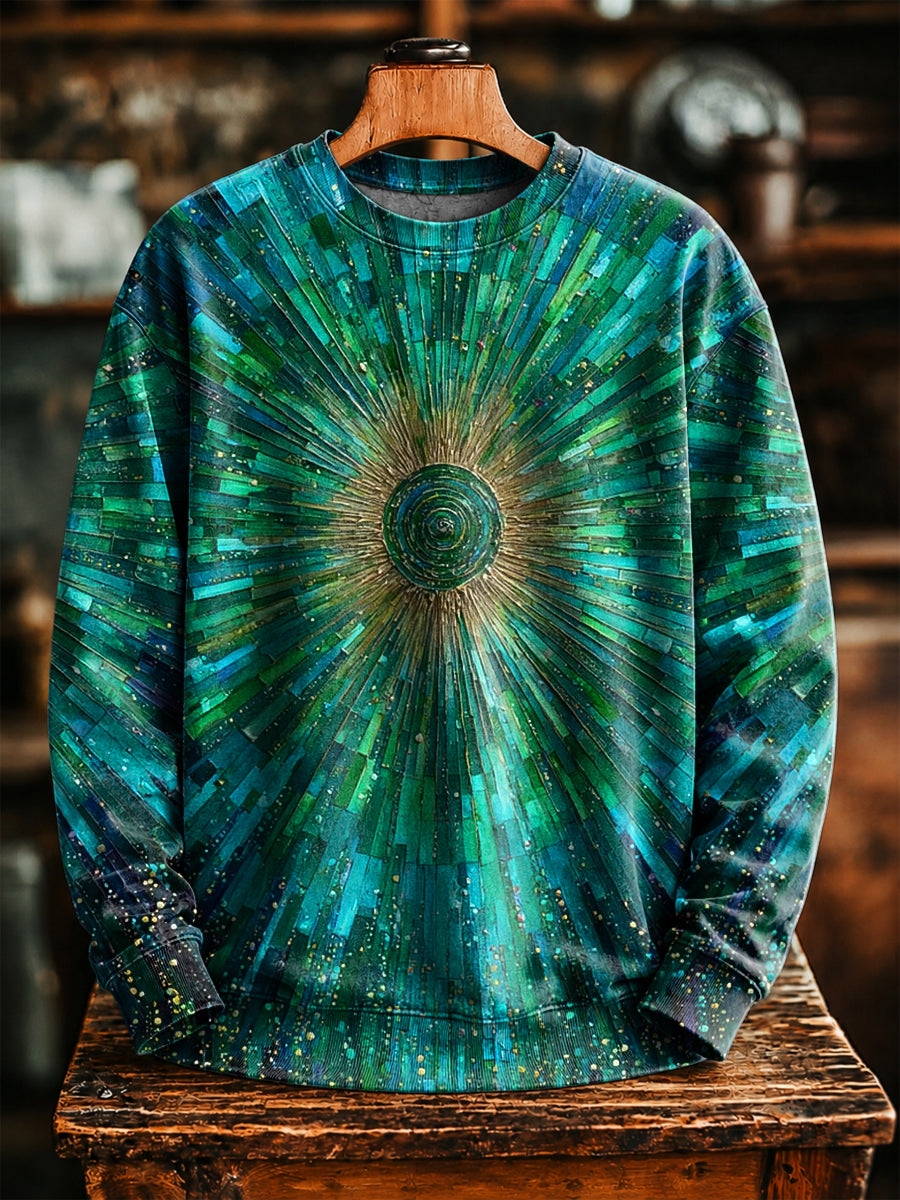 Unisex Abstrakte Kunst Sun Casual Sweatshirt